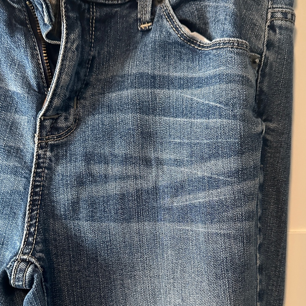 Mossimo Supply Co. Dark Washed Blue Boot Cut Jeans - Picture 5 of 5